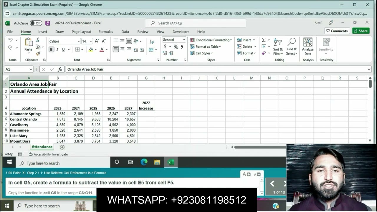 Excel Chapter 2 Simulation Exam | excel Chapter 2 Simulation Exam/@ItlabGenius