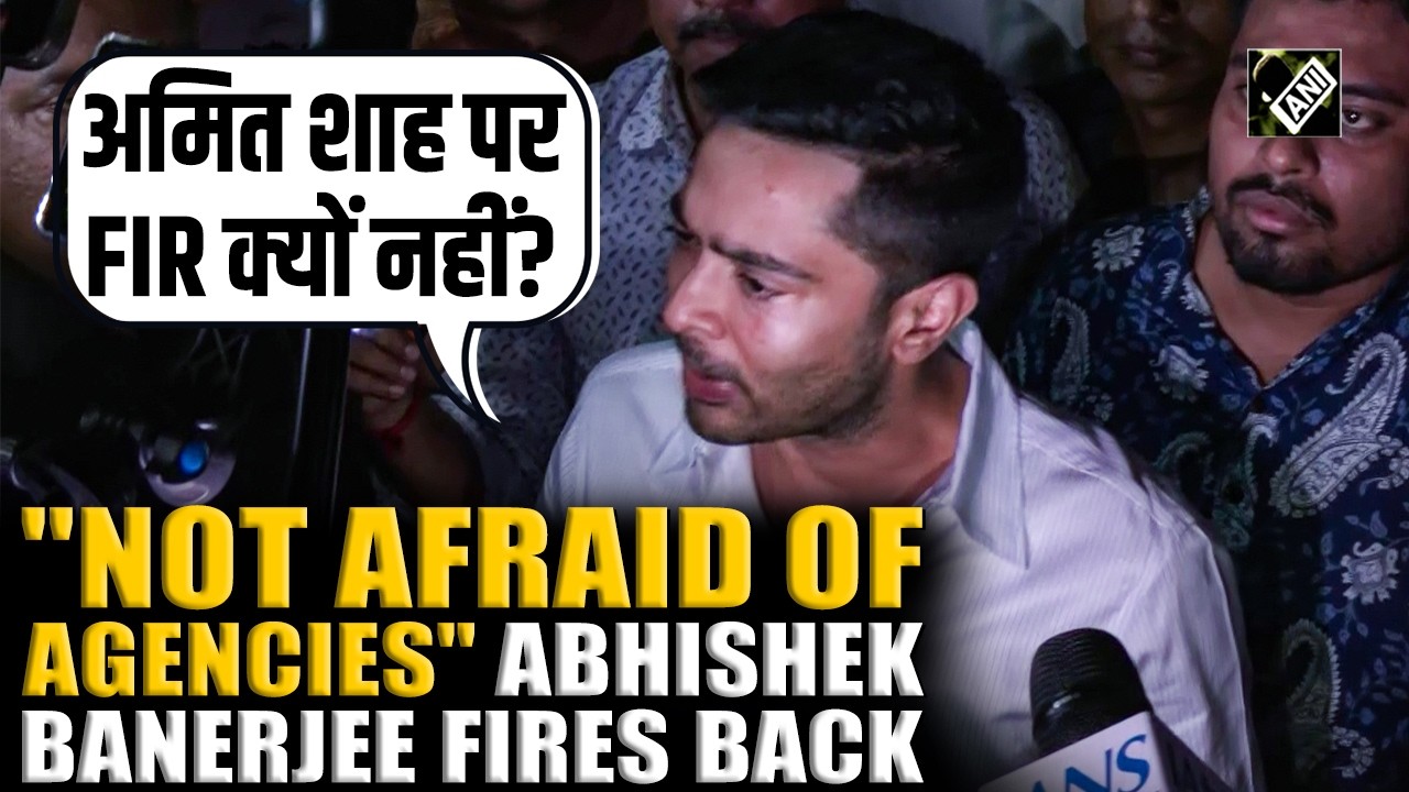 Abhishek Banerjee hits back at Centre, calls allegations baseless, demands FIR against Amit Shah
