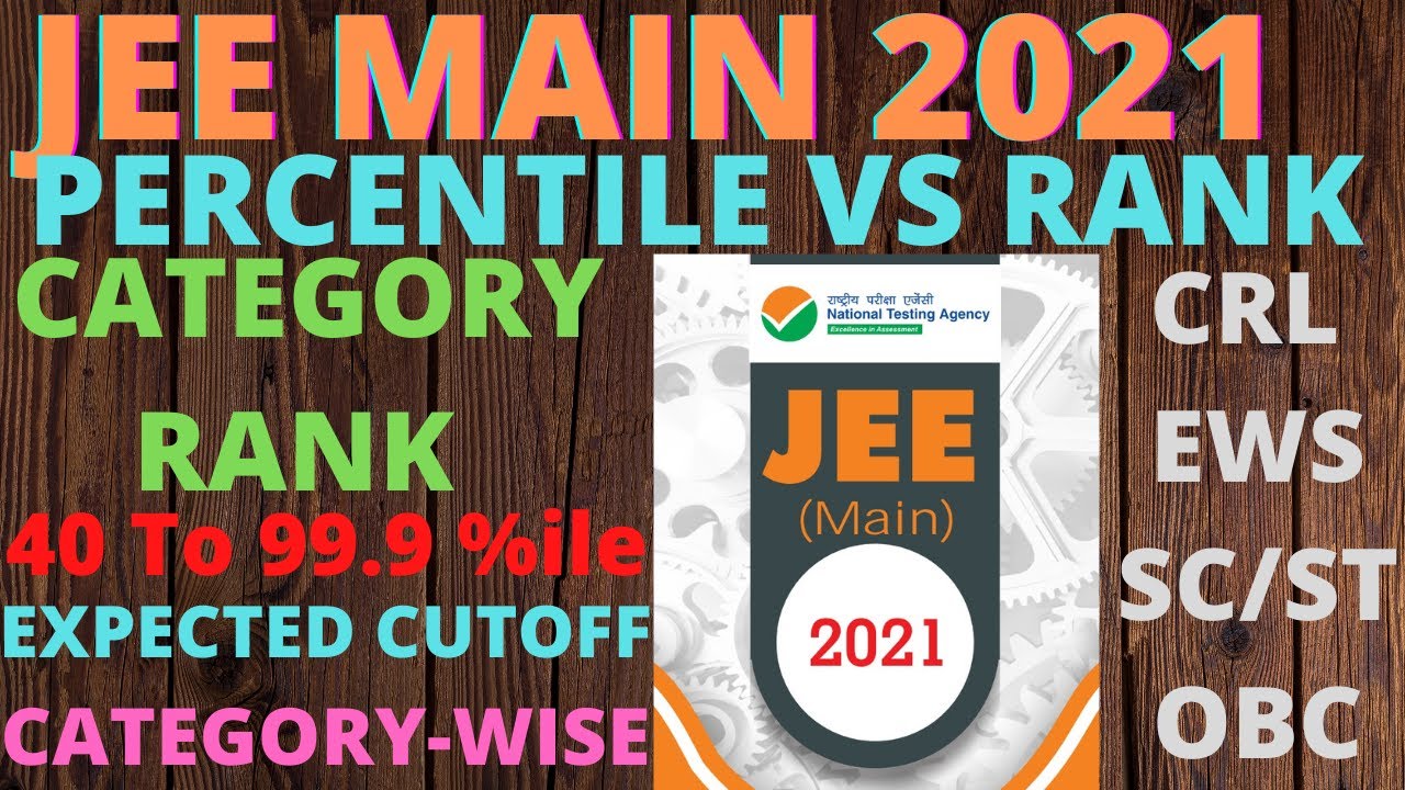 Jee Mains 2021 | Percentile Vs category rank | Percentile vs College| Category wise Cutoff | JEE2021
