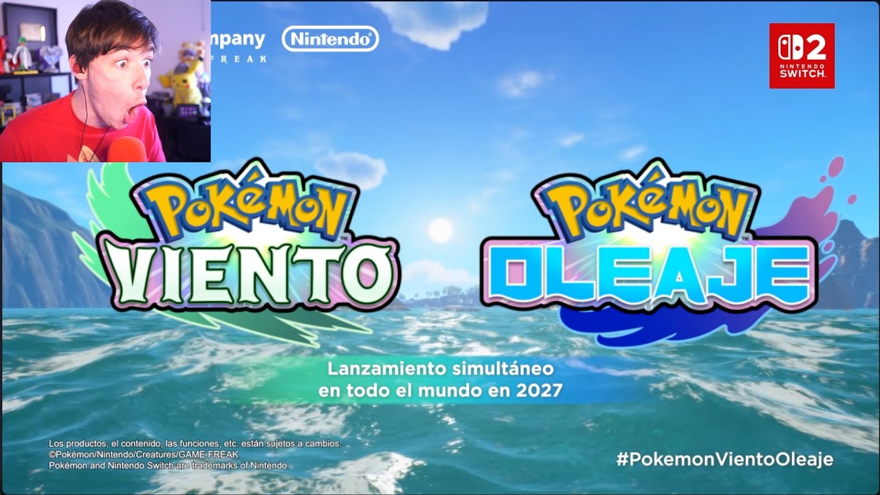 Folagor Reacciona TRAILER POKÉMON WINDS & WAVES