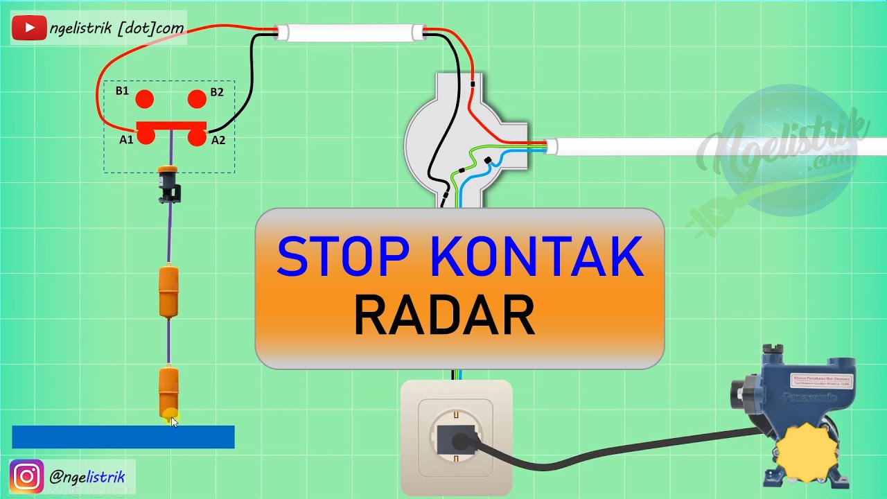 Pengkabelan Stop Kontak Radar (Level Switch)