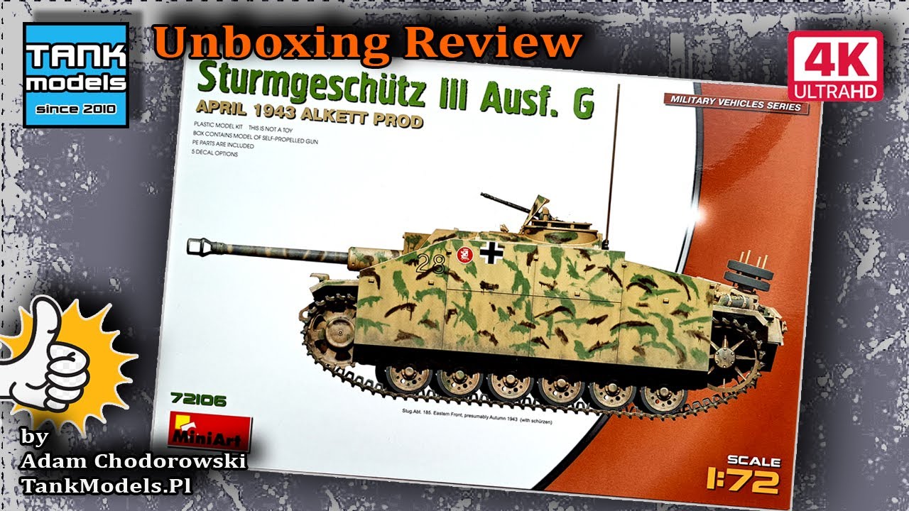Unboxing 295 - StuG III Ausf. G April Alkett - MiniArt 72016