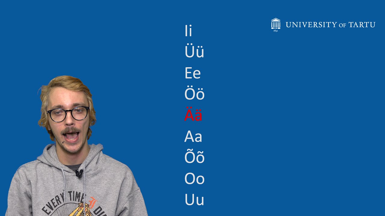 Произношение эстонской гласной &auml;