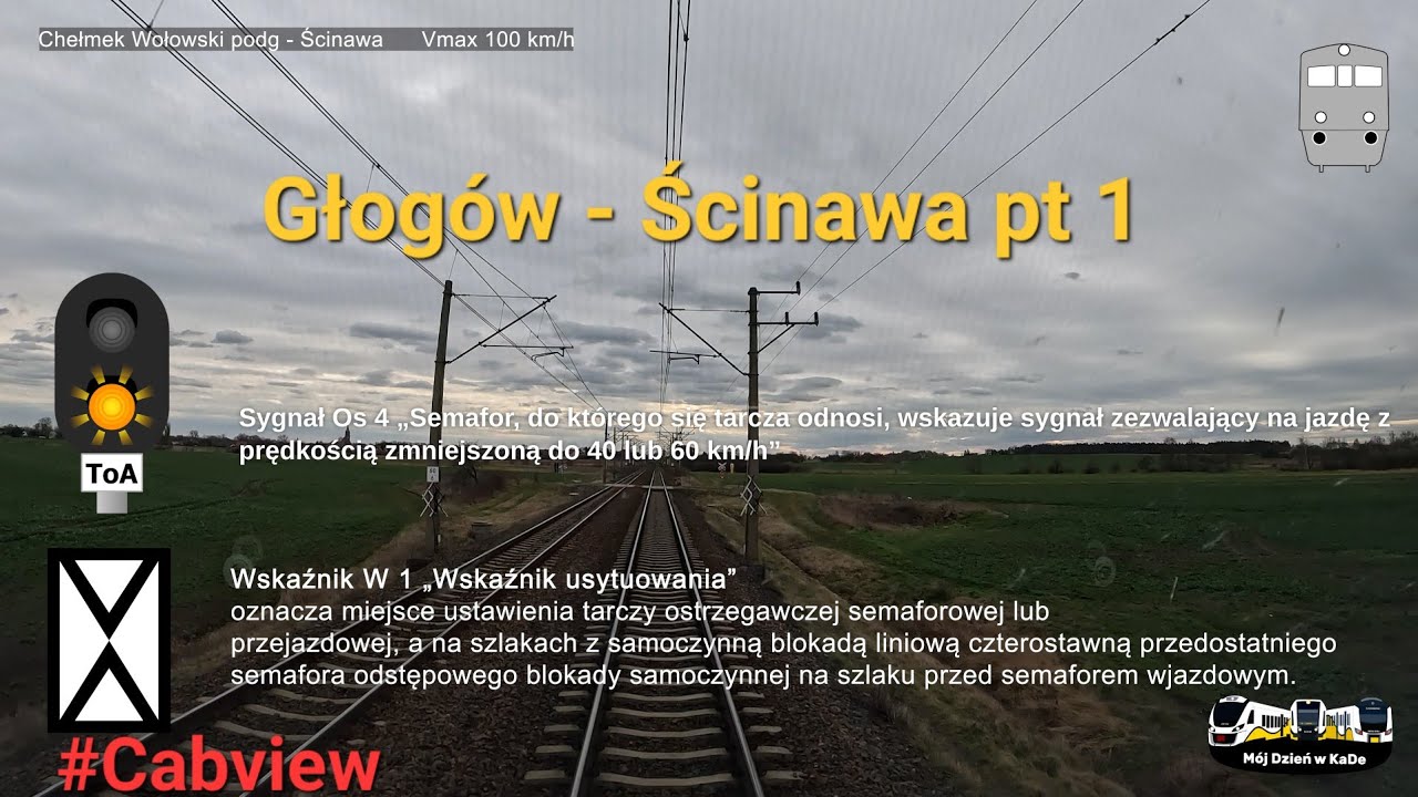 Głogów - Ścinawa - [Edukacyjny CABVIEW] LK 273 *Part 1*