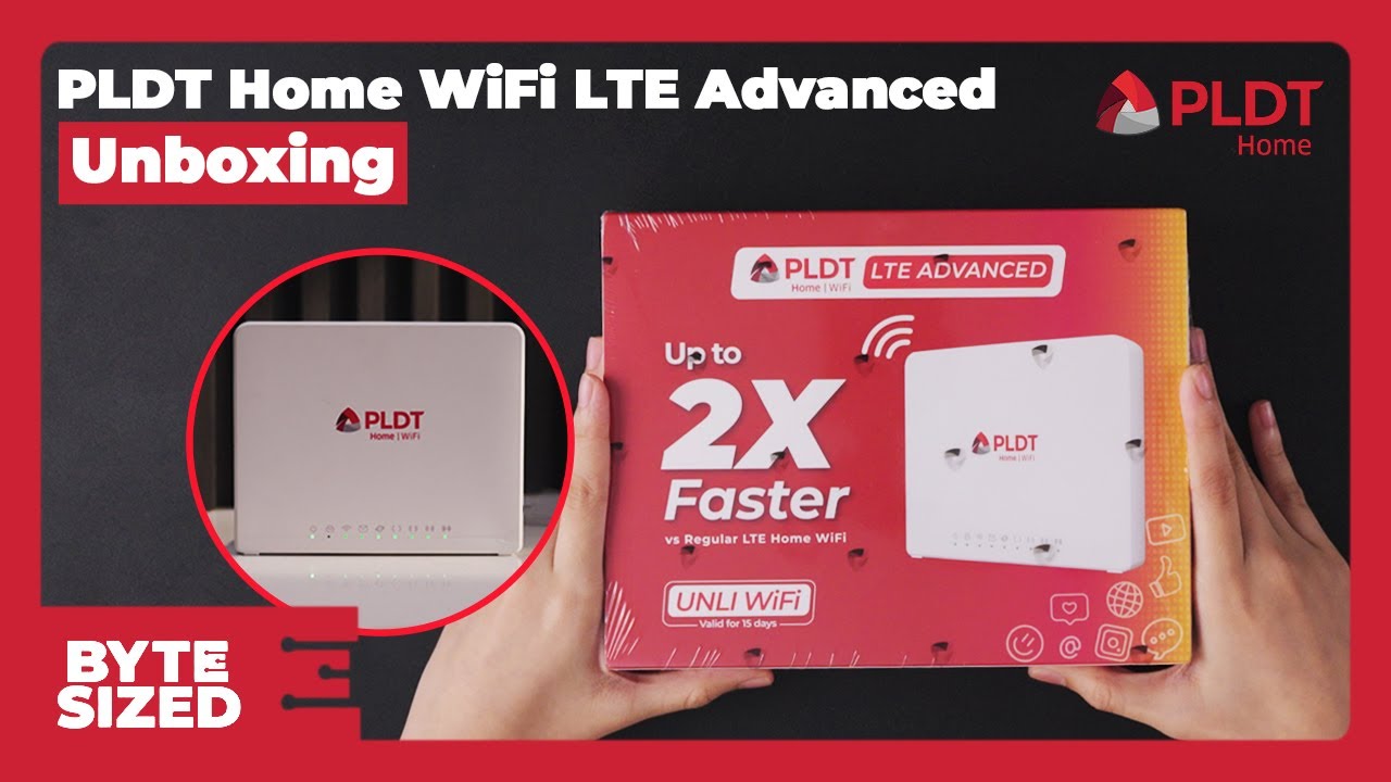 PLDT Home WiFi LTE Advanced Unboxing | BYTE SIZED