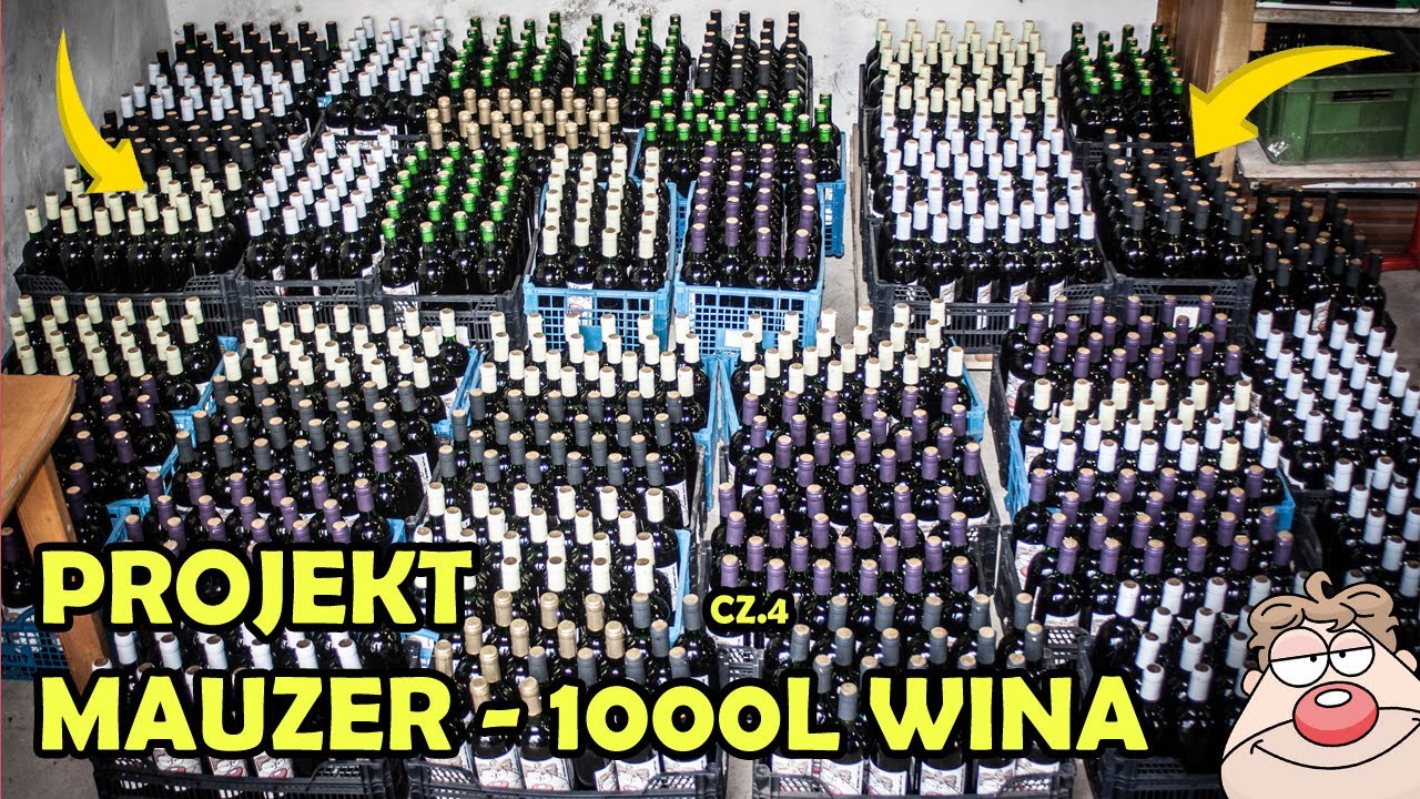 FINAŁ🍷 1000l wina porzeczkowego czyli Projekt MAUZER cz.4 🍷 Butelkowanie etykietowanie i degustacja