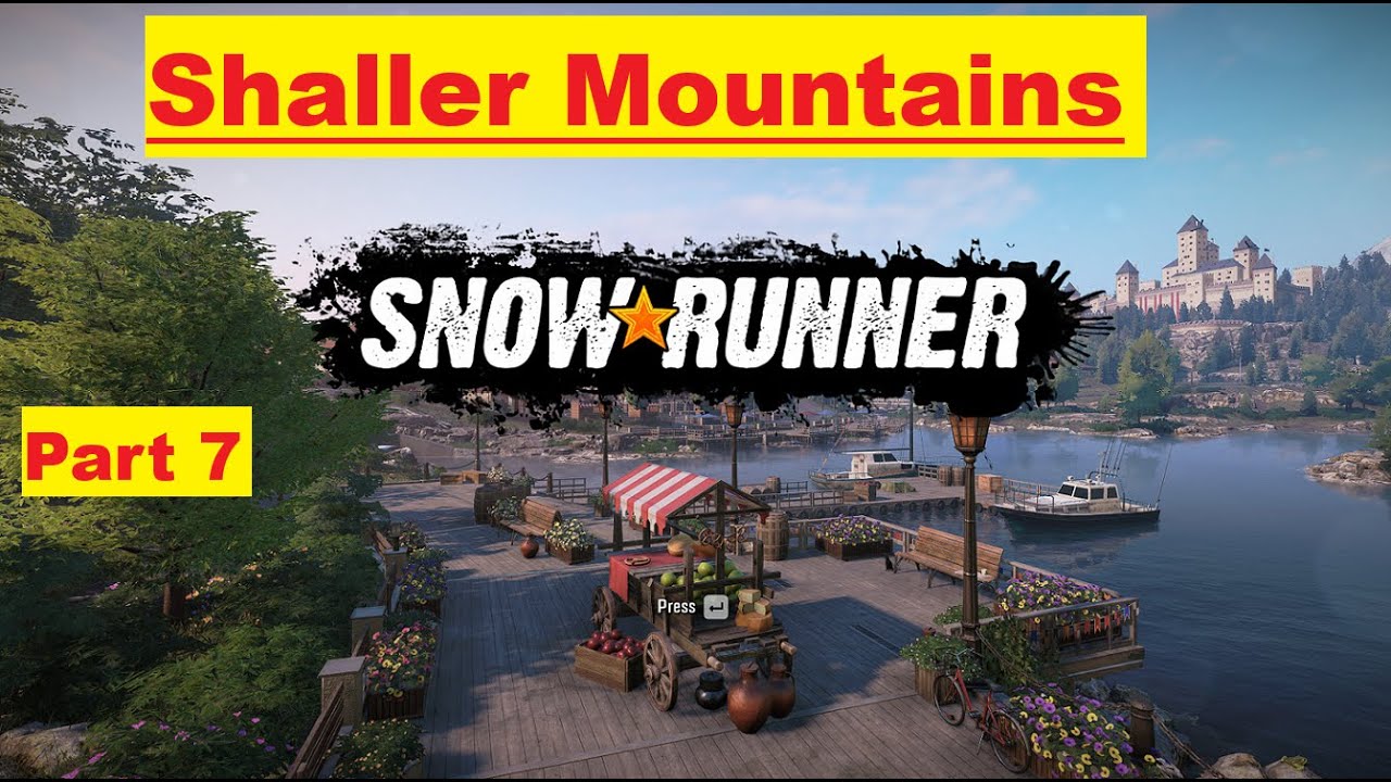 Snowrunner  - LIVE Stream - MOD map - Shaller Mountains - P7