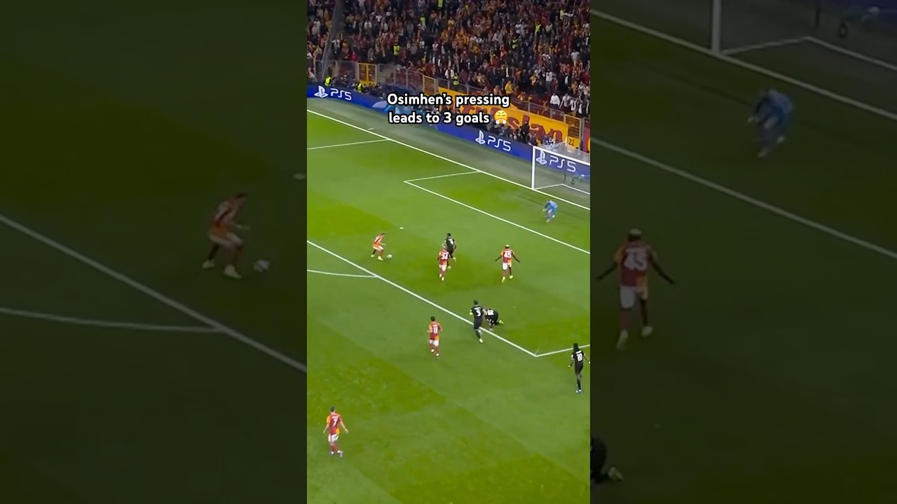 Osimhen’s work rate 😮‍💨