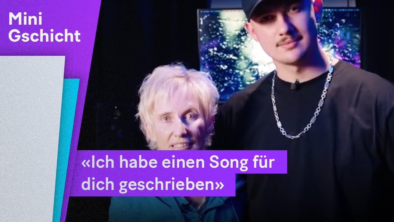 Dario (23) rappt zum ersten Mal für seine gehörlose Mutter | Mini Gschicht