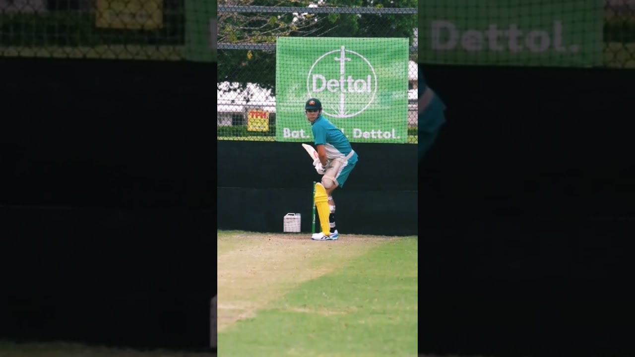 Cameron Green on Net practice. Aus Vs Zim 2022