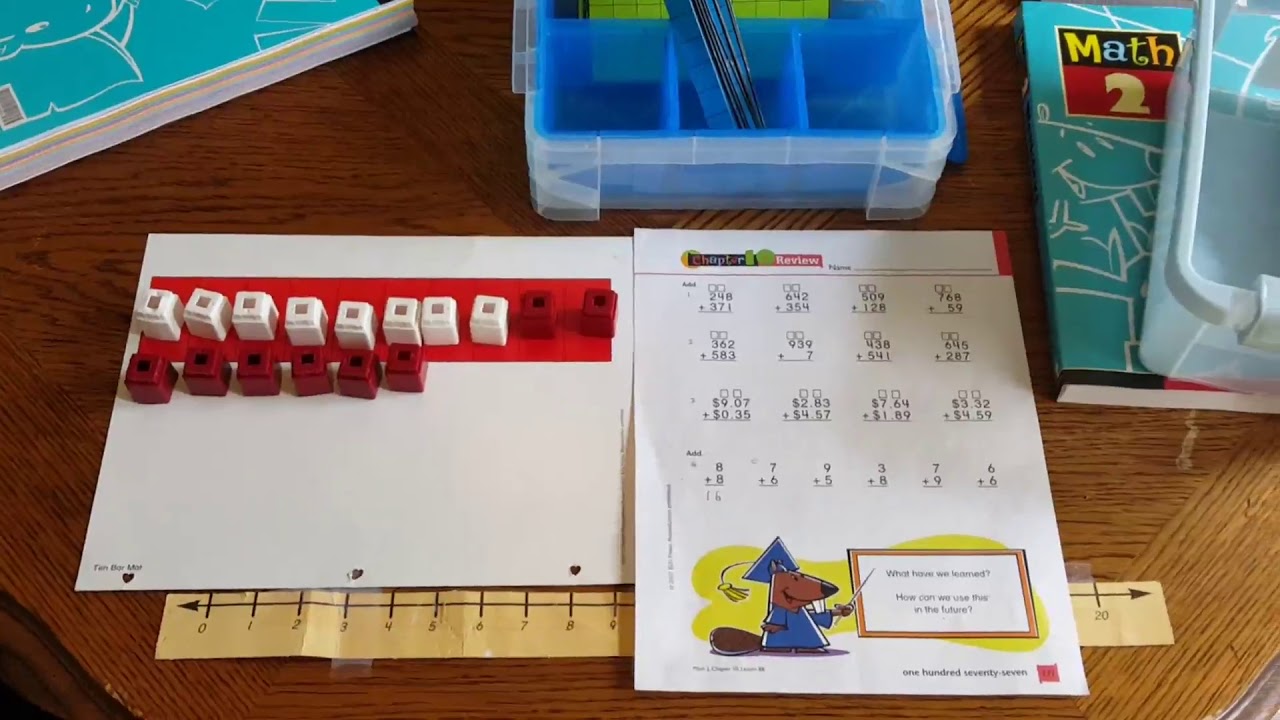 Using Manipulatives with BJU Press Math