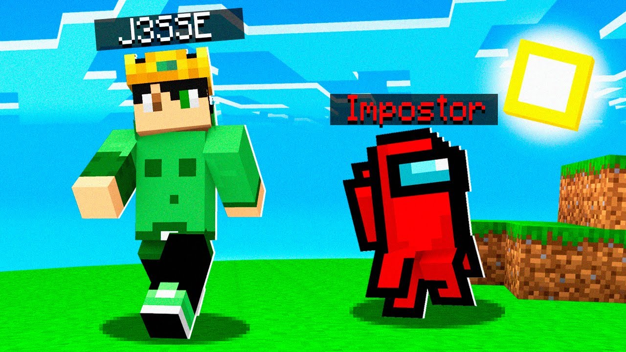 FUJA DO AMONG US ASSASSINO no ESCONDE-ESCONDE NO MINECRAFT!! &lsaquo; J3SSE &rsaquo;