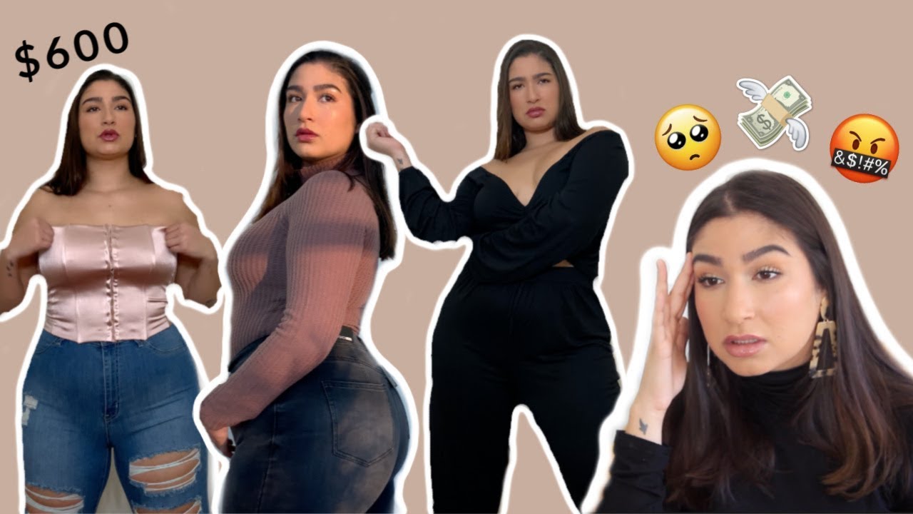 (HUGE try-on) SPENT TOO MUCH MONEY ONLINE & I'M BIG MAD | FashionNovaCurve