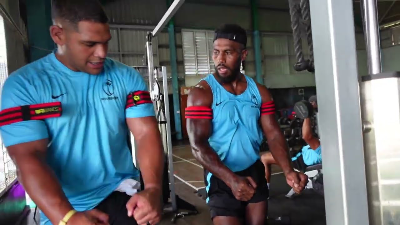 Flying Fijians hit the gym