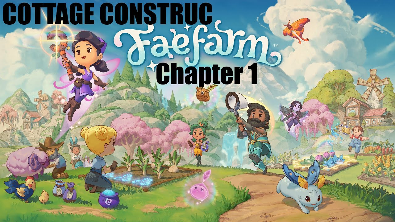 Fae Farm Gameplay Walkthrough 🎮 Chapter 1: Welcome to Azoria - Cottage Construction