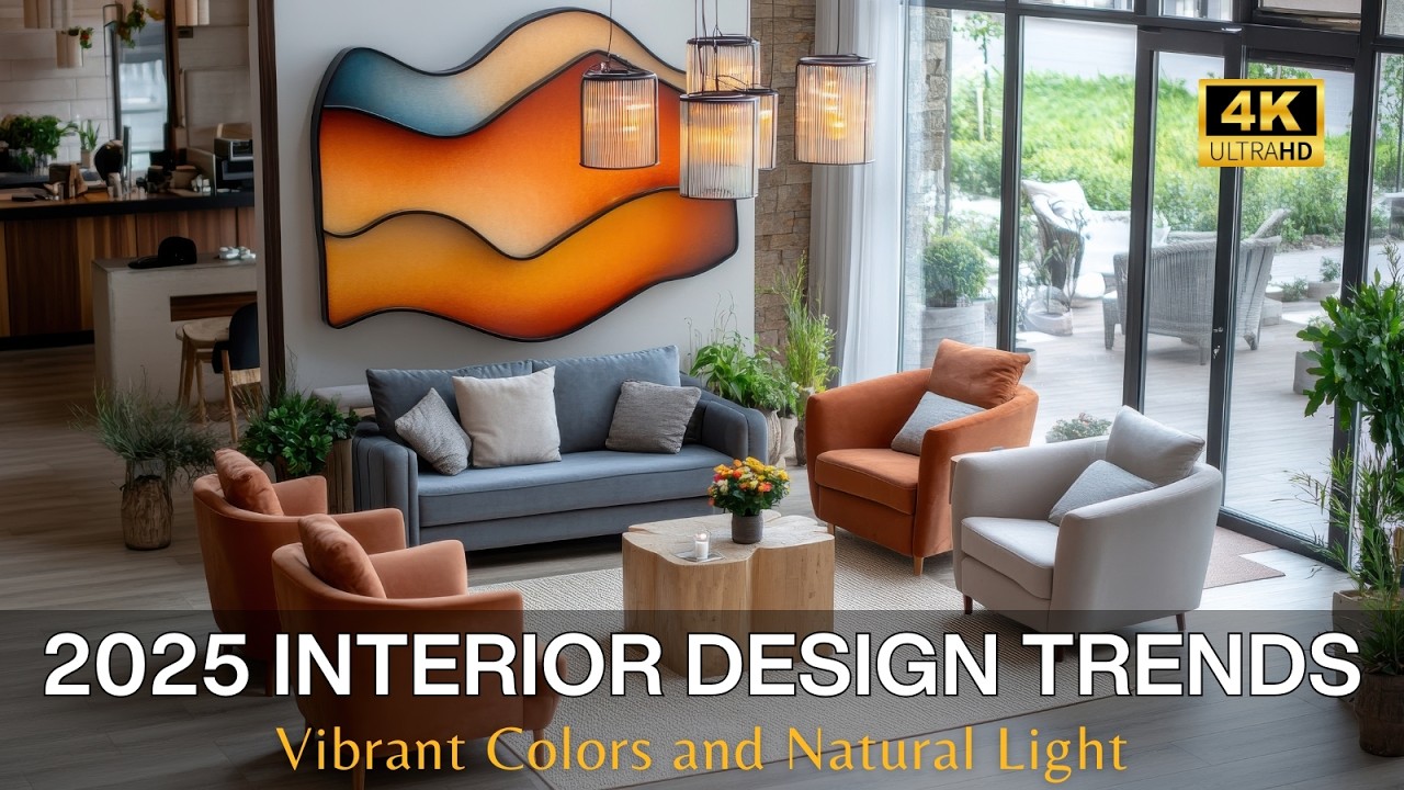 Latest 2025 Interior Design Trends Vibrant Colors and Innovative Lighting Ideas