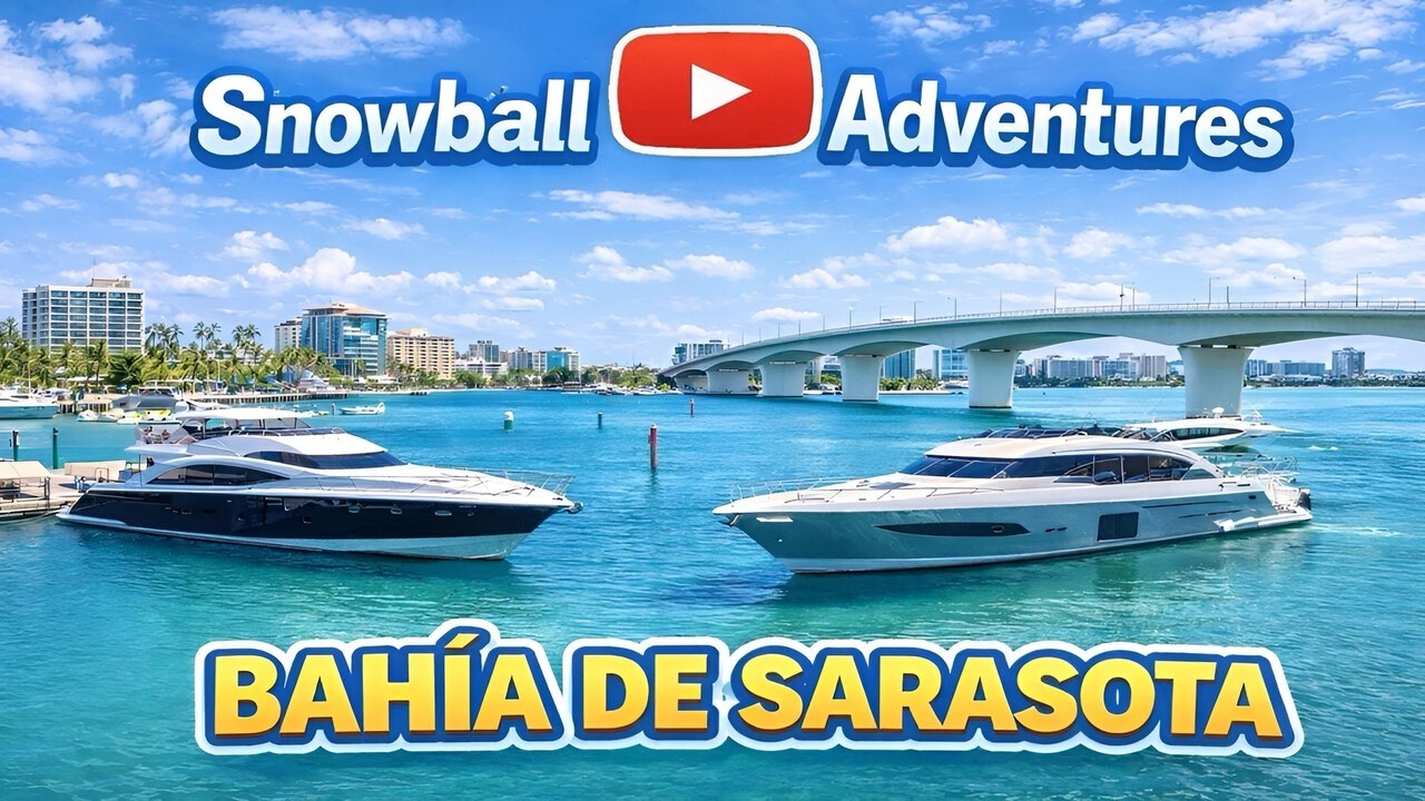 BAHÍA DE SARASOTA, Florida USA, DRONE 4K