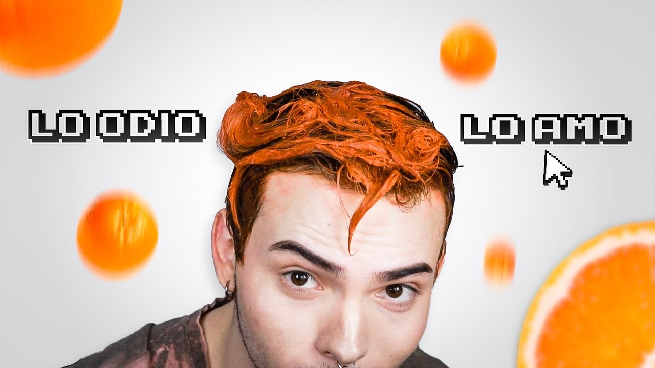 Tiño mi cabello del color que más ODIO (Cobrizo Temporal) | Joshe Jr