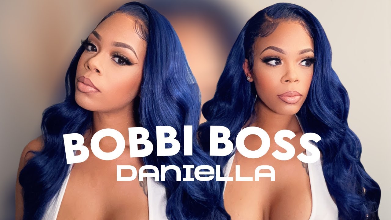 BLUE HAIR DON'T CARE | Bobbi Boss Daniella | THIS WIG IS SO BOMB
