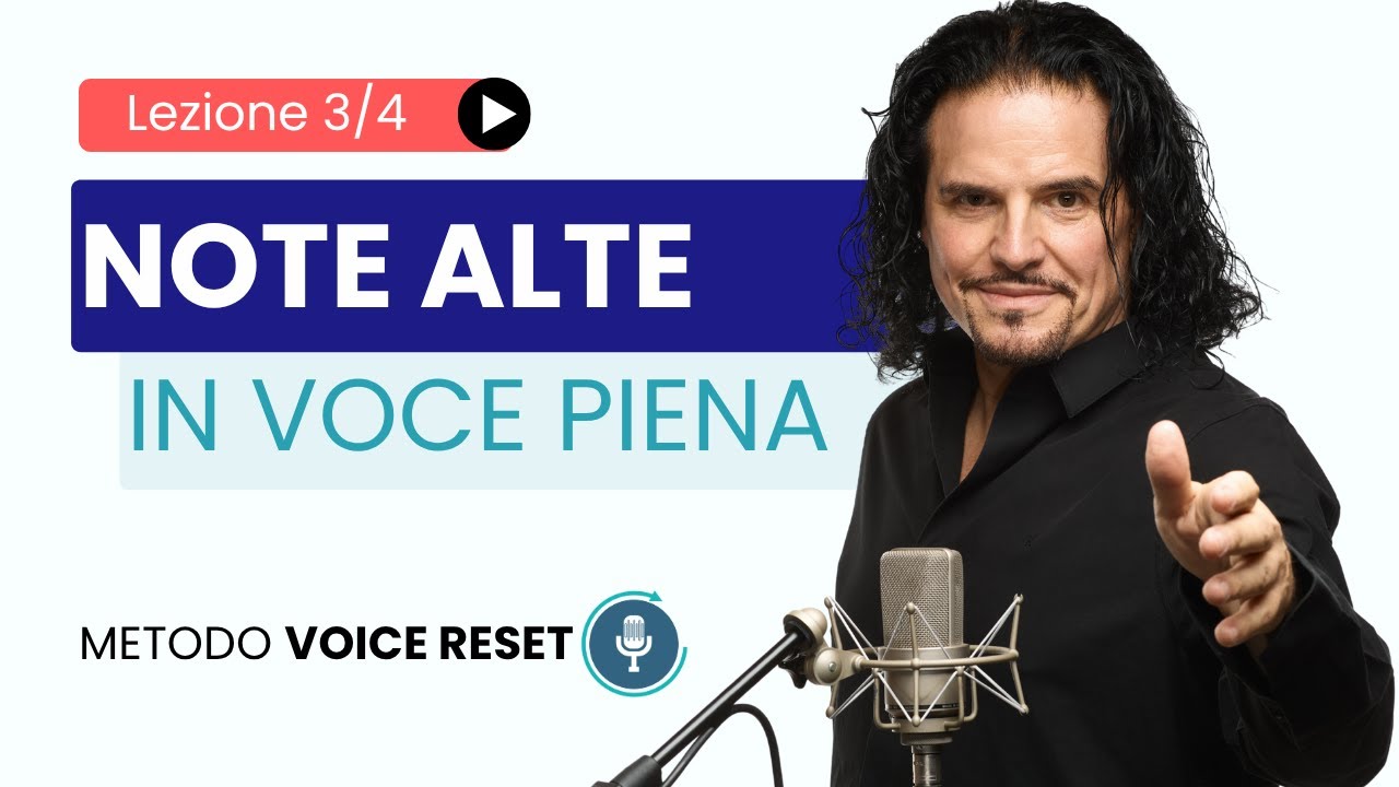 Lezioni di Canto: CANTARE NOTE ALTE IN VOCE PIENA - Cantare sul fiato