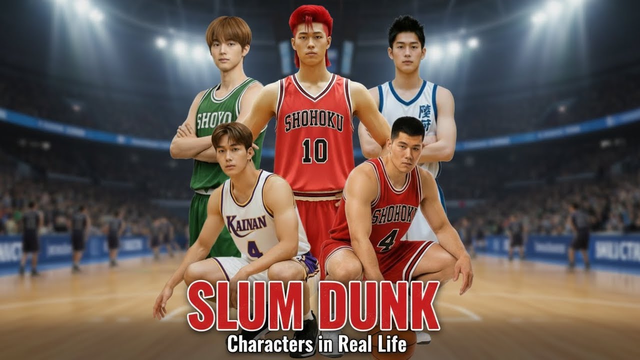 Slam Dunk Characters Brought in Real Life |スラムダンク|