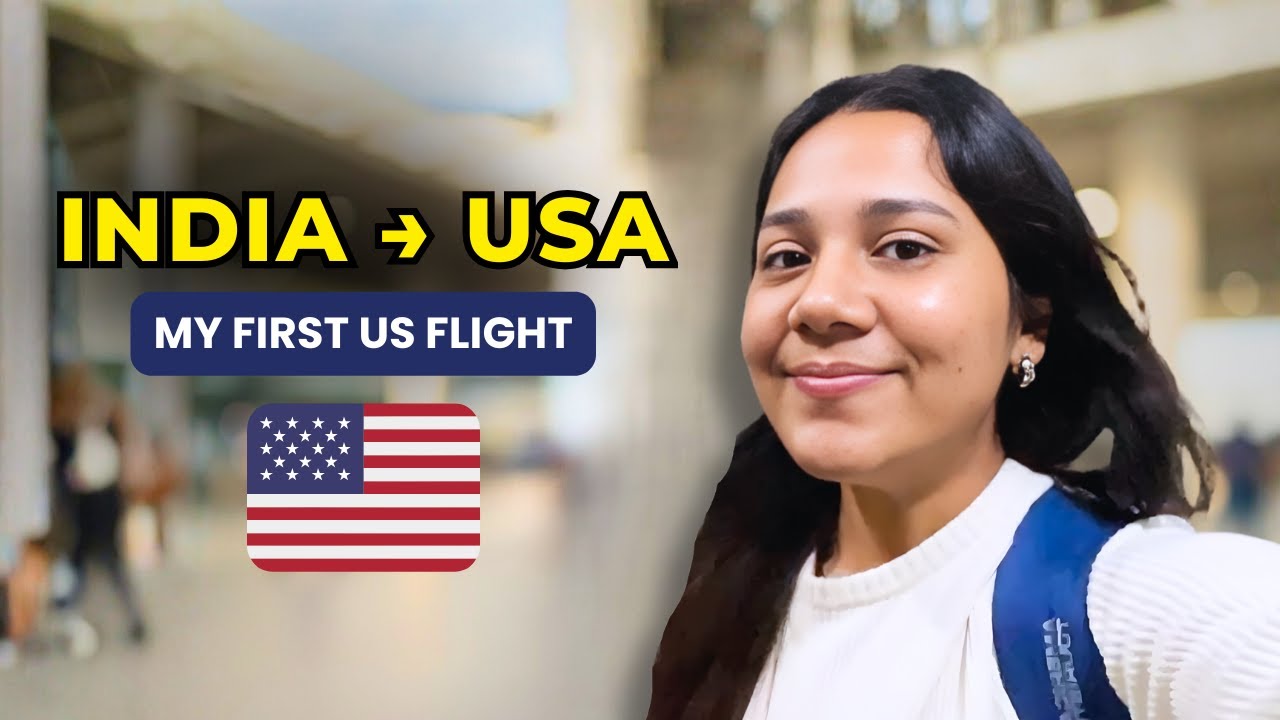 India to USA 🇺🇸✈️ | Student Travel Vlog | International Student