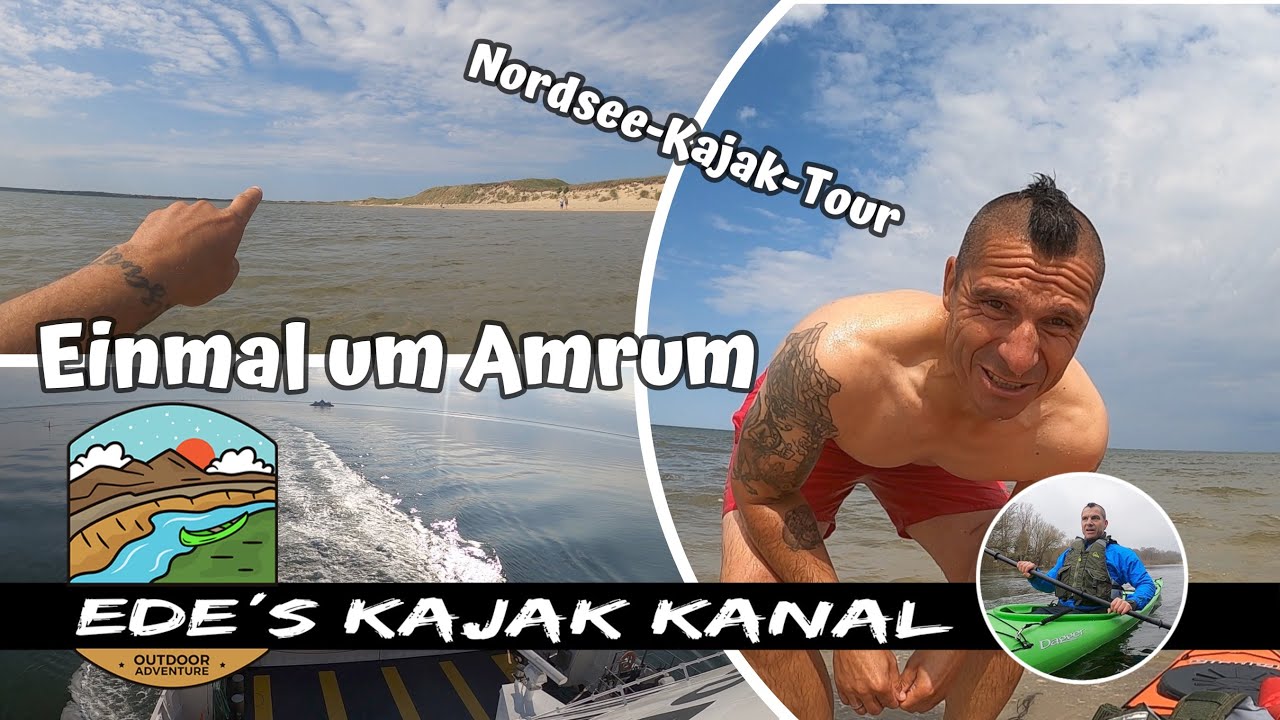 Amrum-Kajak-Tour-Nordsee Einmal um Amrum