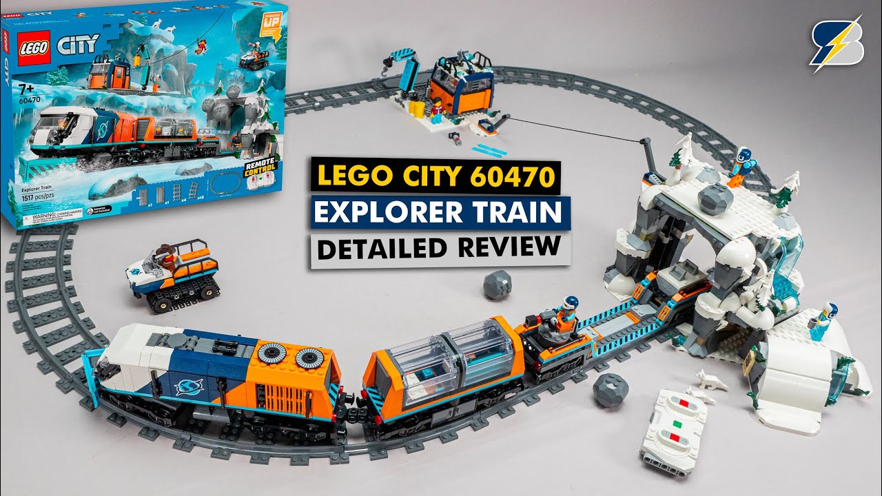 LEGO City 60470 Explorers' Arctic Polar Express Train detailed review
