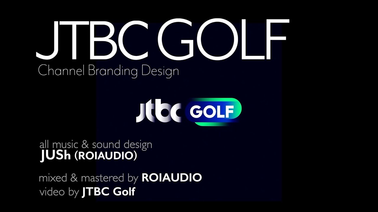 JTBC GOLF _ Channel Branding Design
