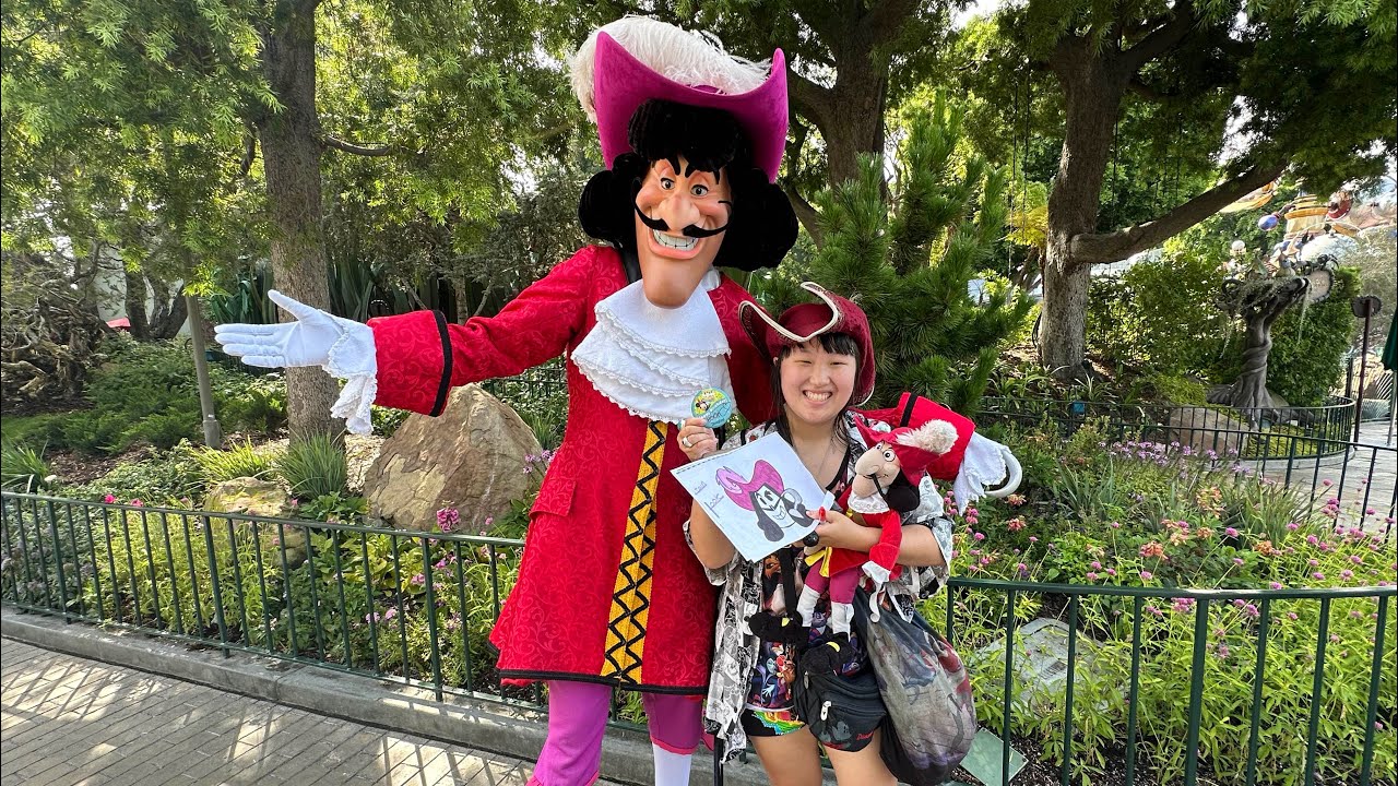 My Birthday at Disneyland August 1st, 2024 pt 1 Happy Birthday to Captain Hook