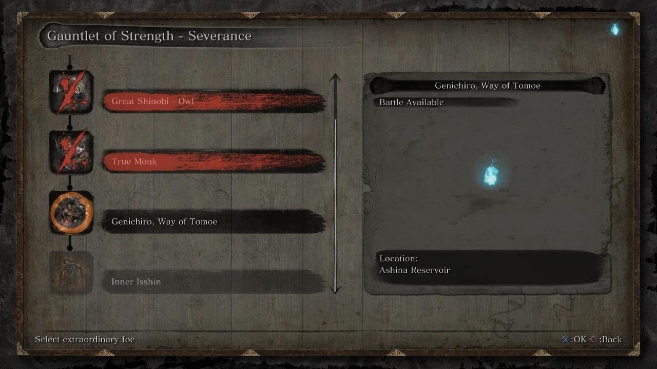 Sekiro- Gauntlet of Strength: Severance