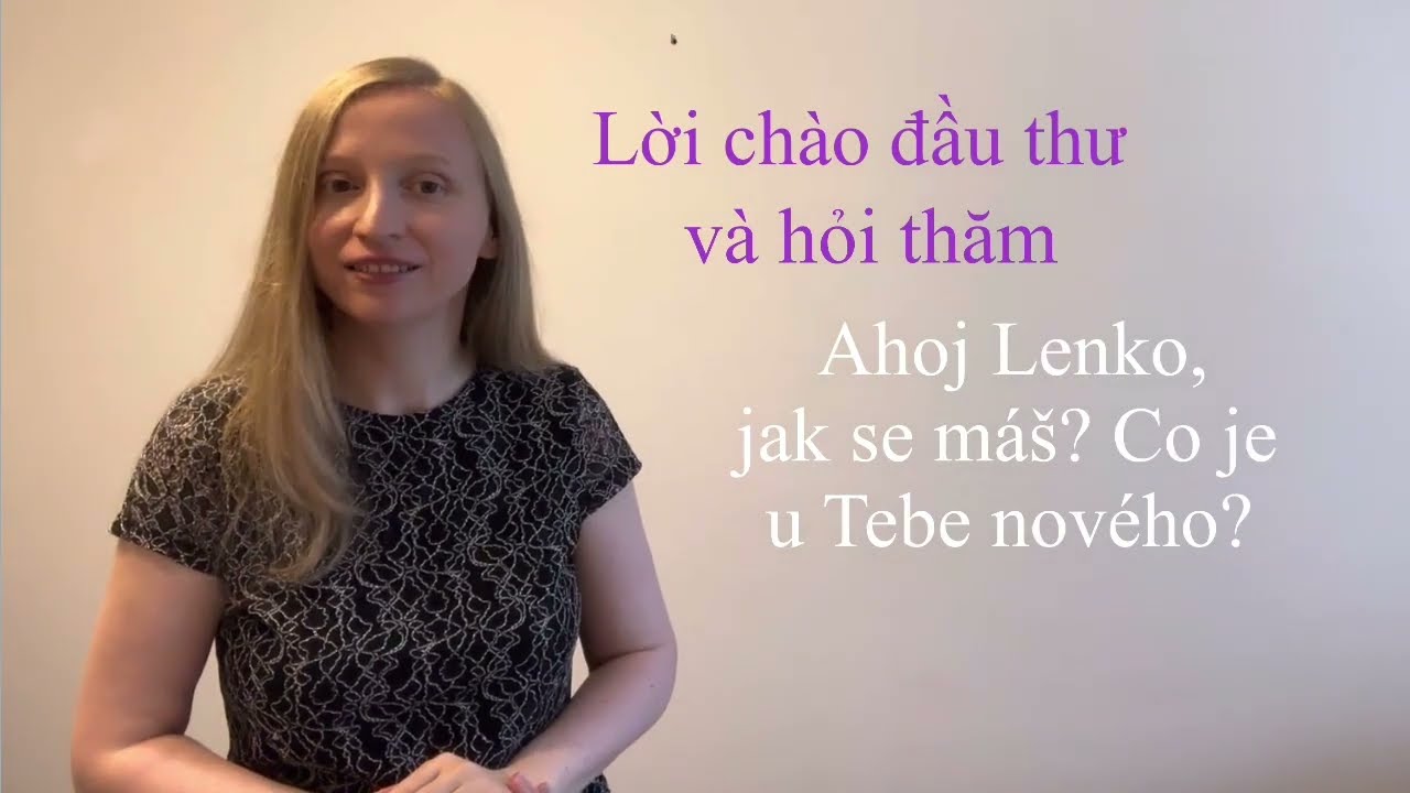 Cuộc thi tiếng Séc B1 - Phần viết