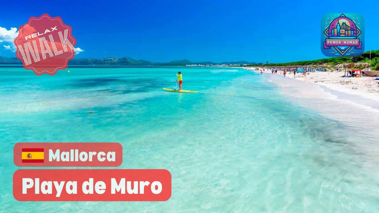 Mallorca 🇪🇸 | PLAYA DE MURO - Really the best beach 🏖️🤔 or overrated? | April 2025 | 4K