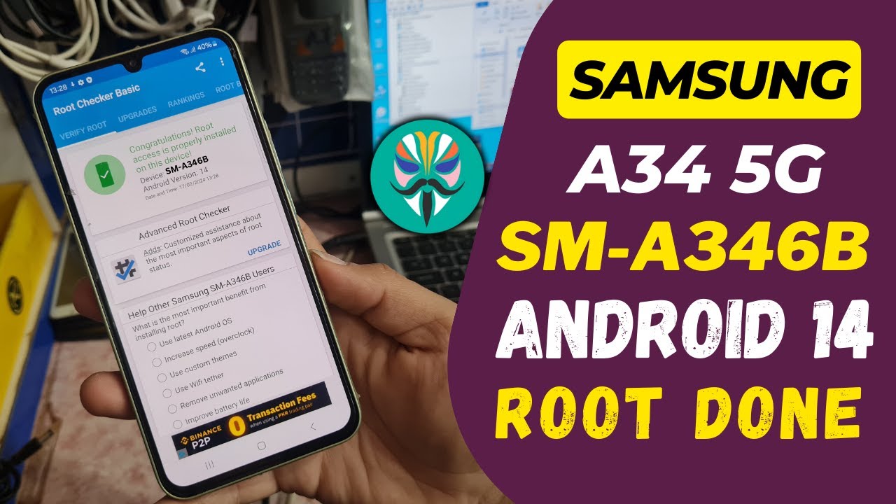 How to Root Samsung Galaxy A34 5G SM-A346B Android 14 |Only GSM
