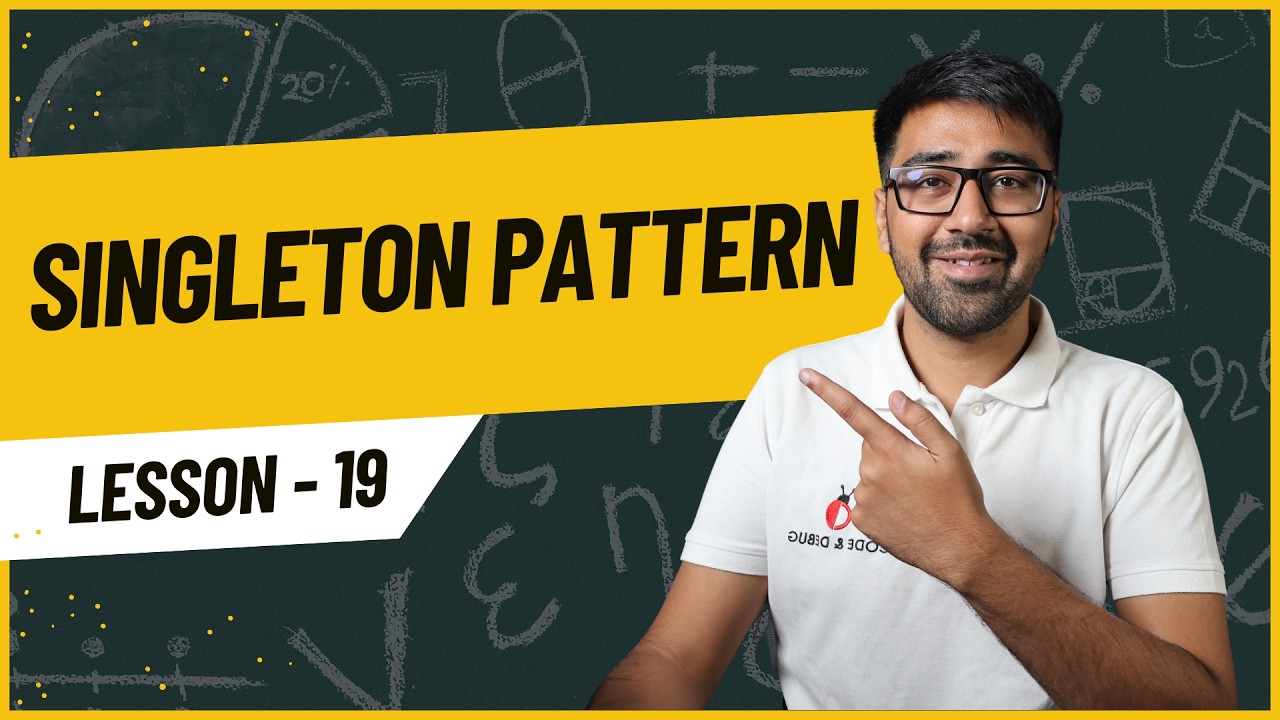 Singleton Design Pattern Explained with Python Example | Low Level Design - Lesson 19