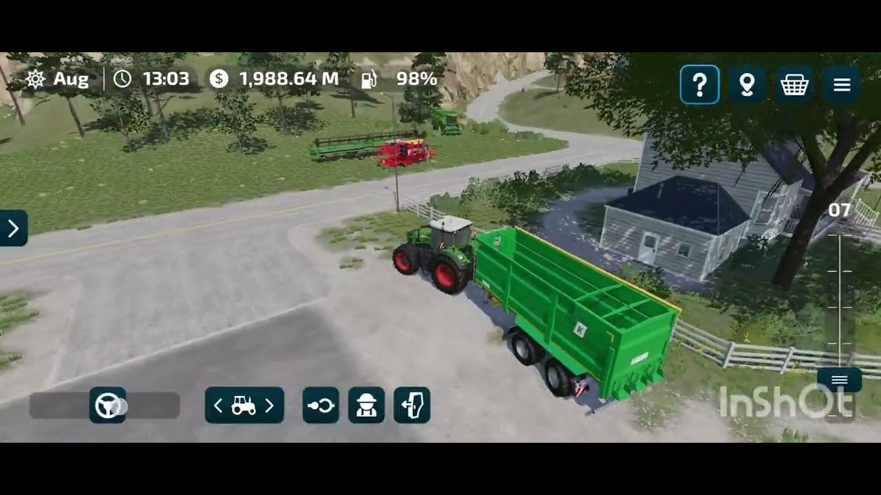 A new day on the farm, planting 💮 cotton and checking on the cows and sheep. 🐄🐑 FS23