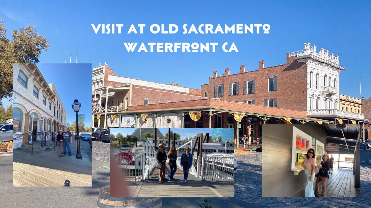 Visit at Old Sacramento Waterfront || Old Sacramento CA || Vitaglishlife vlog