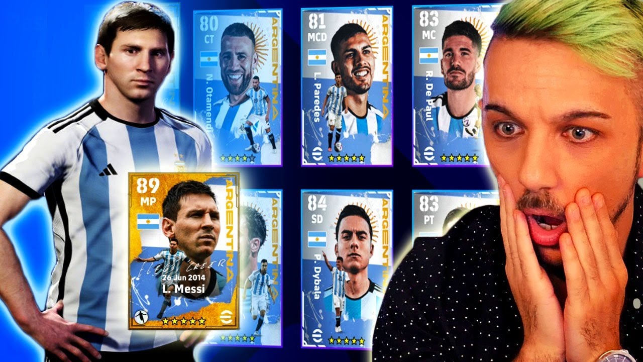 😱 ¡¡COMPRO a MESSI ÉPICO *BIG TIME* del PACK de ARGENTINA!! Efootball 2023