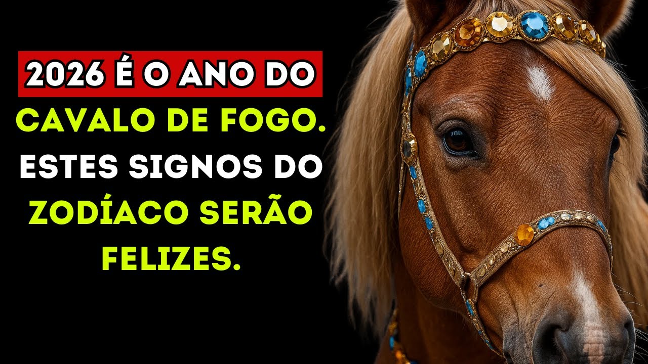 2026 é o ano do Cavalo de Fogo. Estes signos do zodíaco serão felizes.