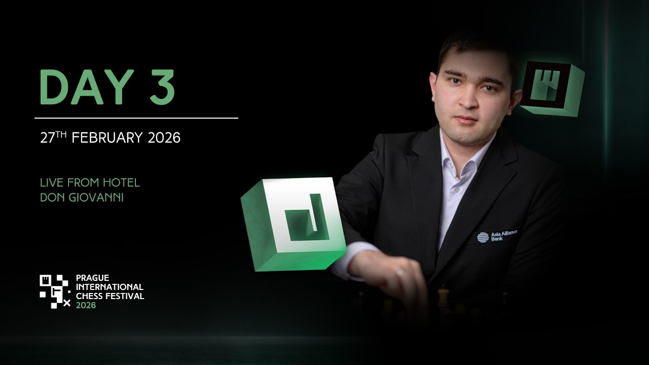 Prague International Chess Festival 2026 | Round 3 | Keti Tsatsalashvili & Alojzije Jankovic