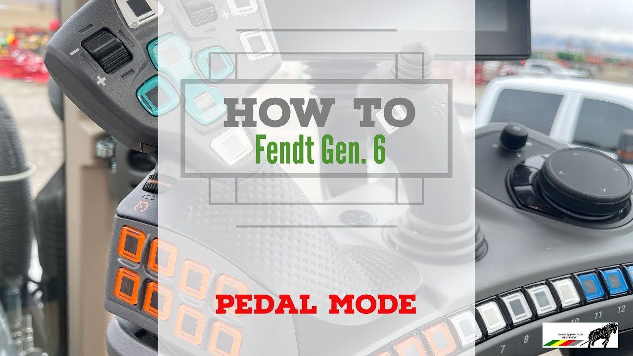 How to use Pedal Mode in the Fendt Gen 6