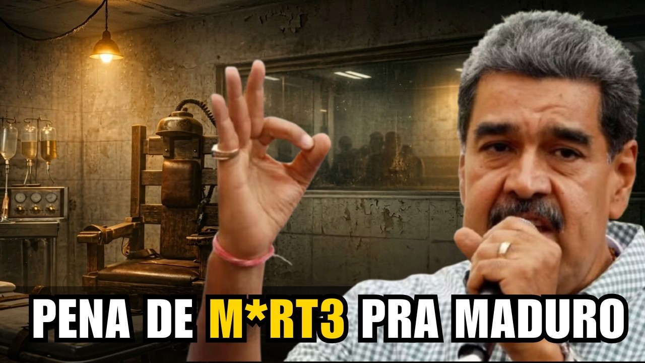 O CRIME QUE PODE CONDENAR MADURO À INJEÇÃO LETAL NOS EUA