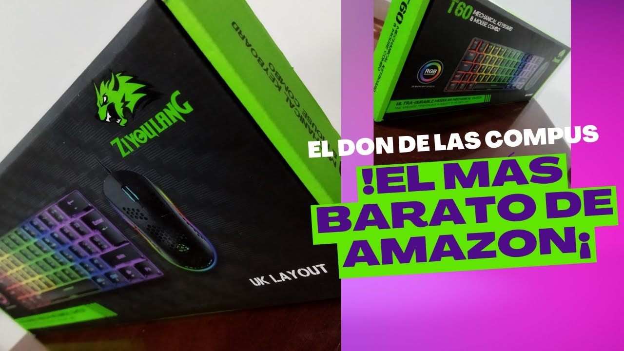 Compre el teclado mecánico mas barato de Amazon (Ziyoulang T60)