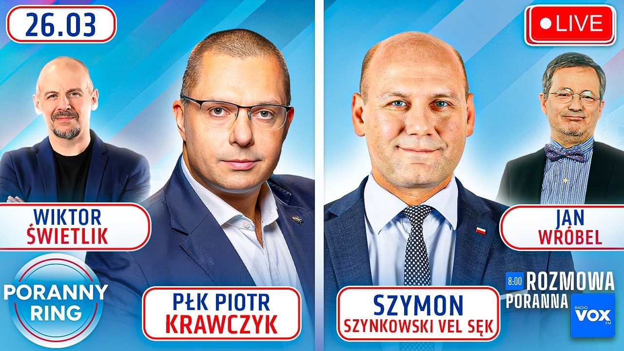 🔴 PORANNY RING 7:30 - PŁK PIOTR KRAWCZYK, SZYMON SZYNKOWSKI VEL SĘK