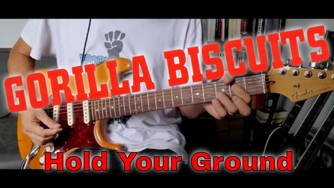 Gorilla Biscuits - Hold Your Ground (Guitar Cover)
