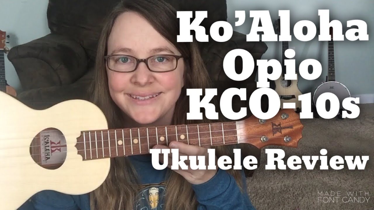 Ko’Aloha Opio KCO-10S solid spruce and acacia concert ukulele REVIEW