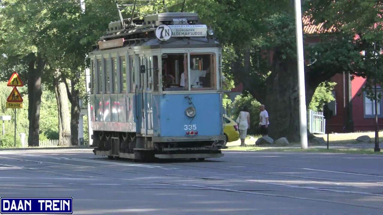 Spårvagn i Skansen / Trams in Skansen (SE) - 12/07/2018