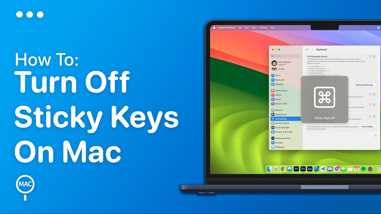 Как отключить залипание клавиш на Mac | Простая инструкция