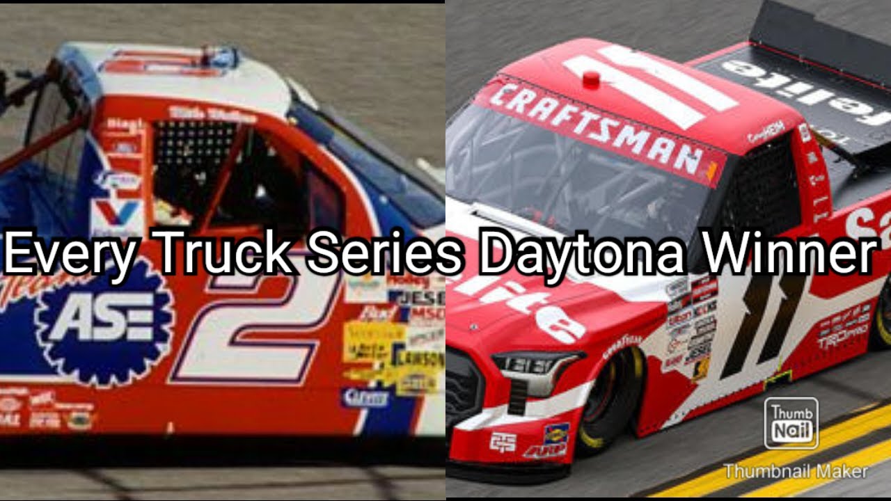 Every NASCAR Truck Series Daytona Winner 2000 - 2025