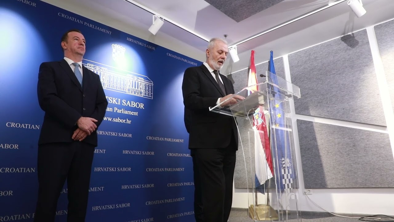 Konferencija za medije zastupnika Ante Sanadera na temu organizacije dočeka rukometaša